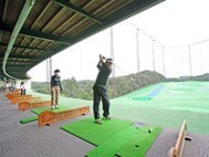 ゴルフ練習場サンプリングプロモーション